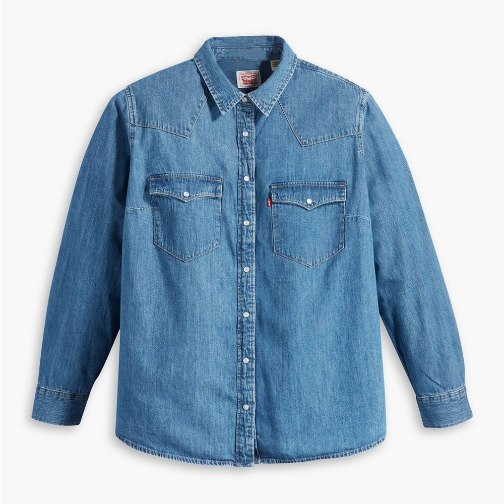 Levi Western Denim Button Up
Size Small